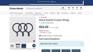 Select Blinds - Metal Eyelet Curtain Rings