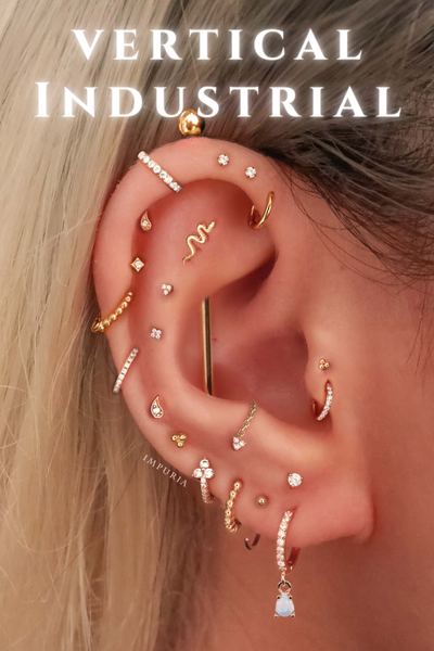 An application scenario or product detail of self piercing earrings - Image 8