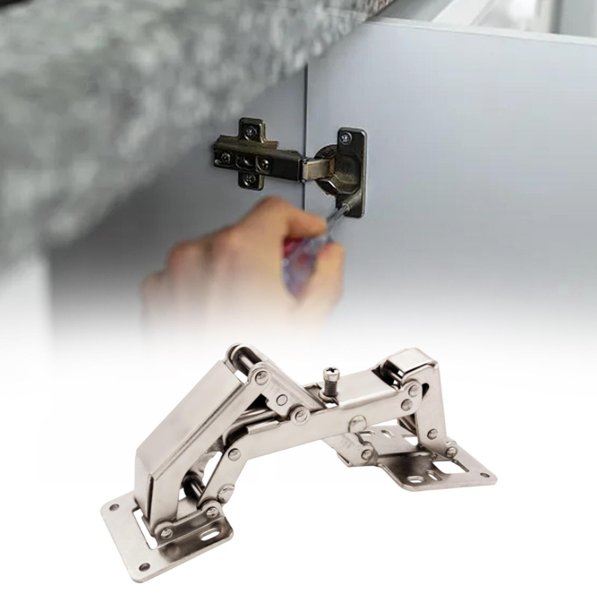 An application scenario or product detail of semi concealed hinges for cabinets - Image 22
