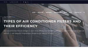 Servi-Tek - Types of Air Conditioner Filters