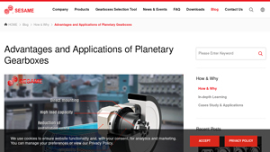 Sesame Motor - Planetary Gearboxes