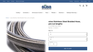 Setrab USA - sūsa Stainless Steel Braided Hose