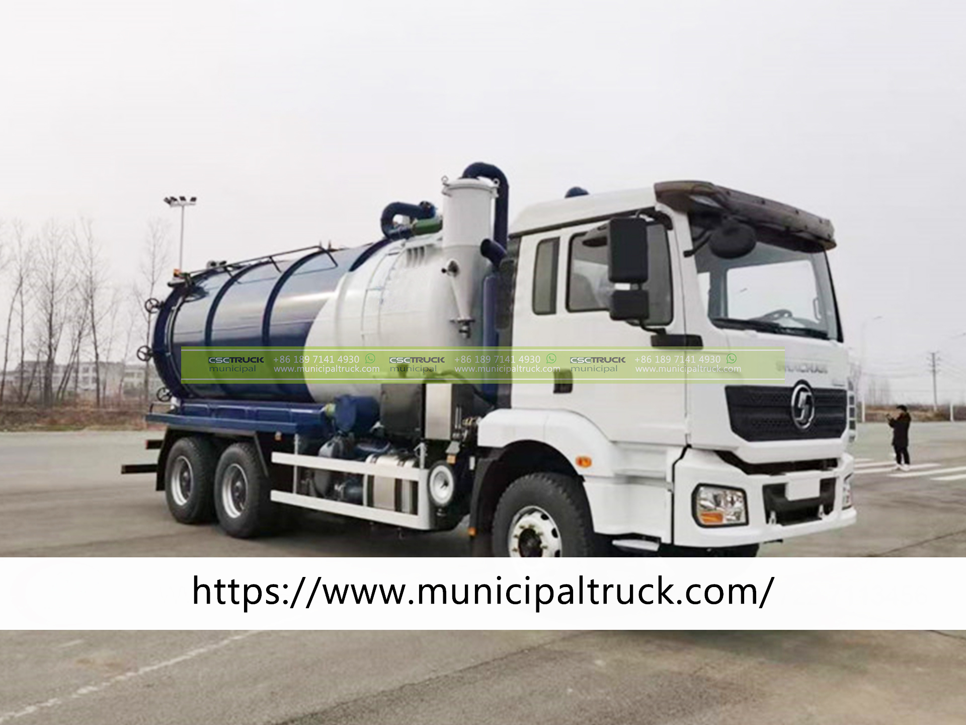 An application scenario or product detail of sewage tanker for sale - Image 6