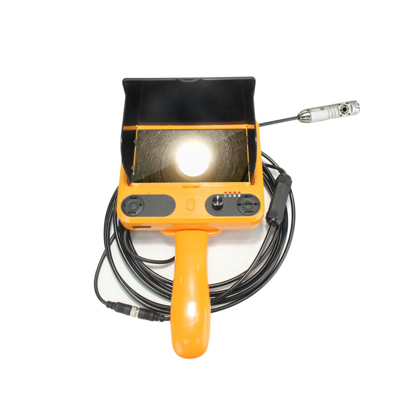 An application scenario or product detail of sewer inspection camera with rotating camera - Image 21
