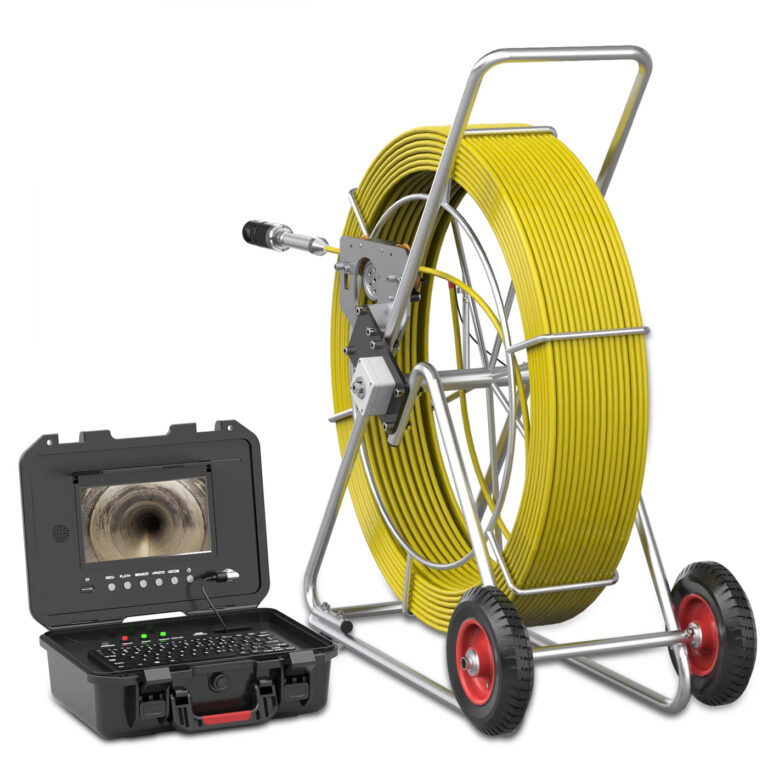 Featured image for the sewer inspection camera with rotating camera guide
