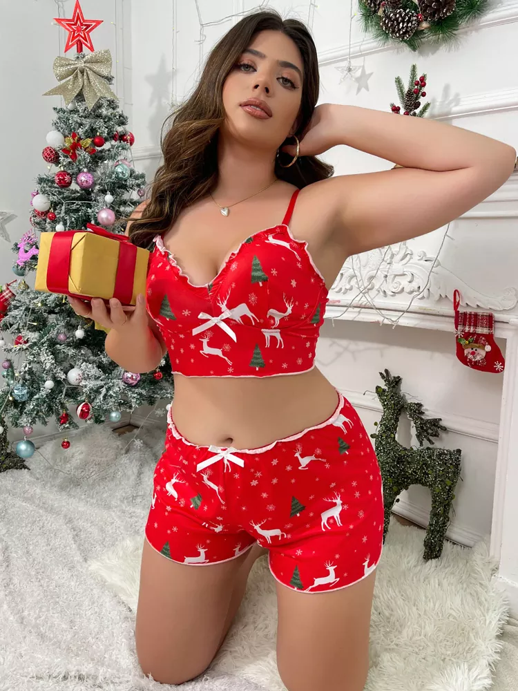 An application scenario or product detail of sexy christmas pajamas - Image 23