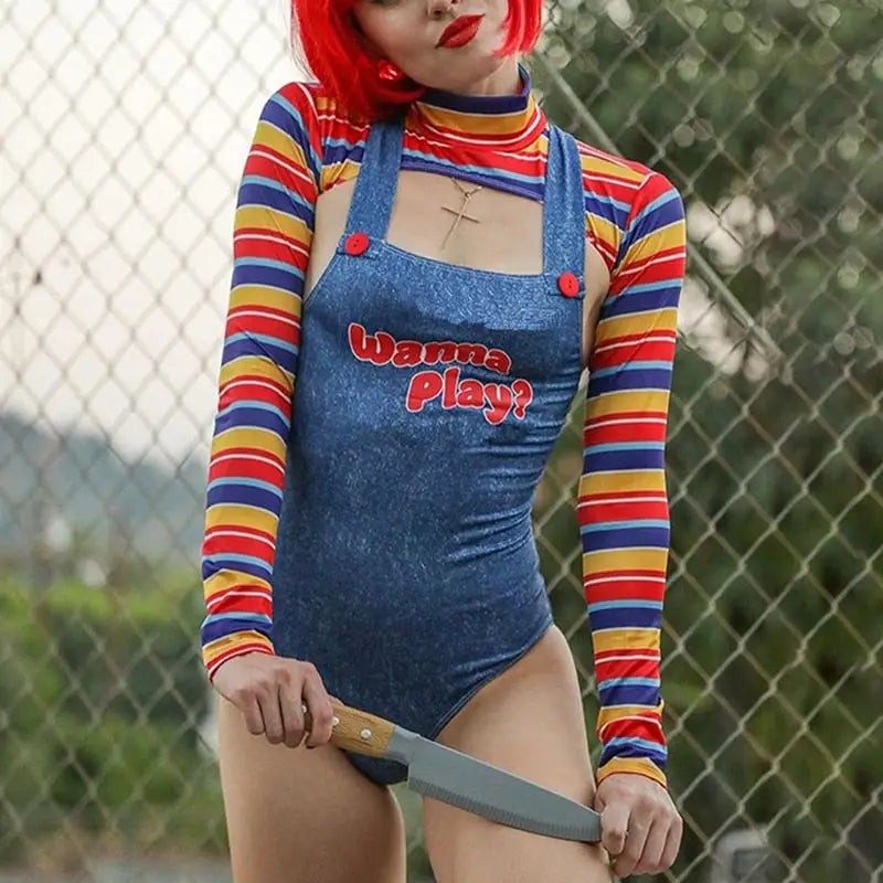 An application scenario or product detail of sexy chucky costume - Image 4
