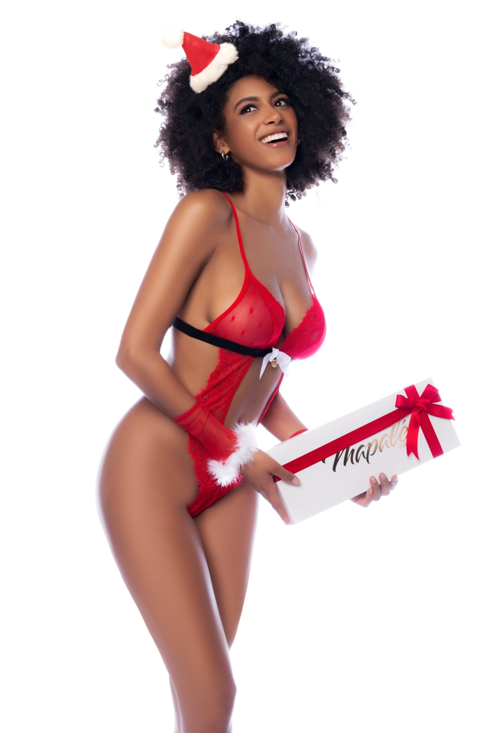 An application scenario or product detail of sexy mrs claus costume - Image 6
