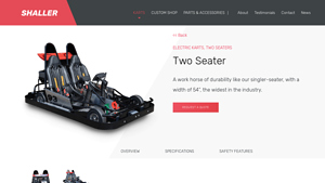 Shaller - Two Seater Electric Kart