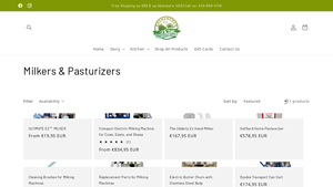 Shenandoah Homestead Supply - Milkers & Pasturizers