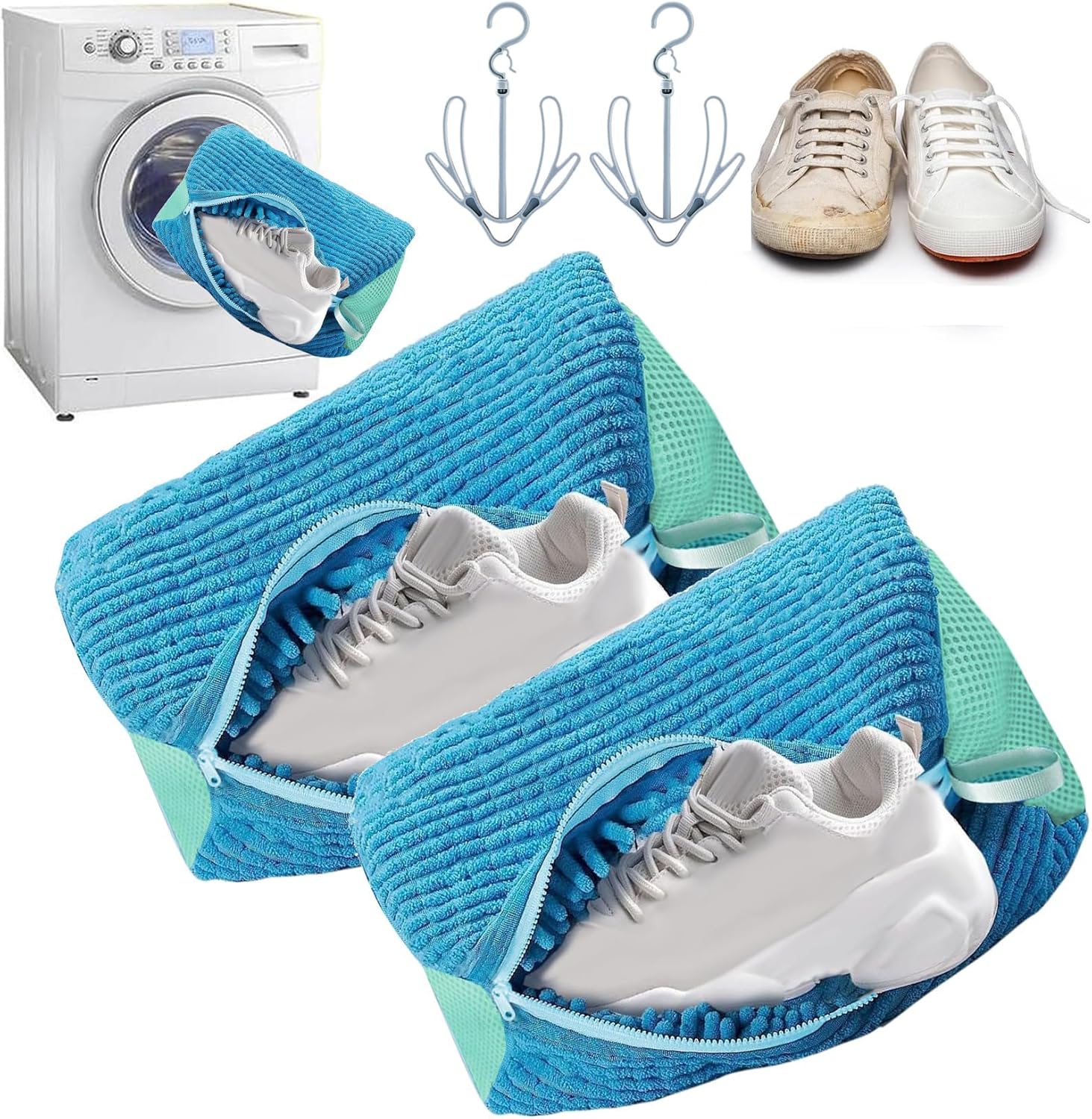An application scenario or product detail of shoe washing bag - Image 16