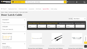 Advance Auto Parts - Door Latch Cable