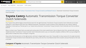 Carquest - Automatic Transmission Torque Converter Clutch Solenoids