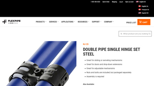 Flexpipe - Double Pipe Single Hinge Set Steel