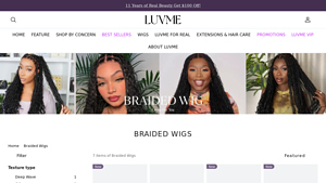 Luv Me Hair - Human Hair Braided Wigs