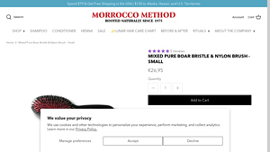 Morocco Method - Mixed Boar Bristle & Nylon Brush