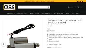 Pushcart - Heavy Duty Linear Actuator