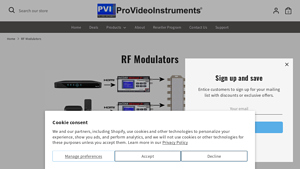 Provideo Instruments - VeCOAX MINIMOD-2+ HDMI RF Modulator