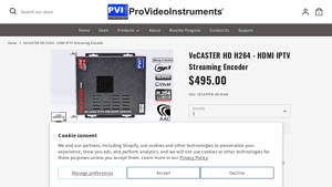 VeCASTER - HD H264 HDMI IPTV Streaming Encoder