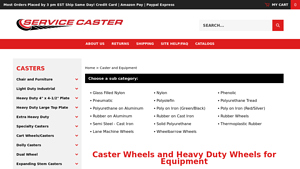 ServiceCaster - Caster Wheels and Heavy Duty Wheels