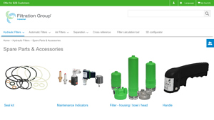 Filtration Group - Hydraulic Filter Spare Parts