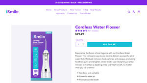 Shopismile - Cordless Water Flosser