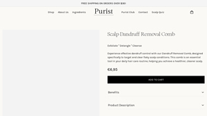Shoppurist - Scalp Dandruff Removal Comb
