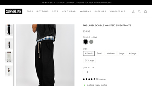 The Label - The Label Double Waisted Sweatpants