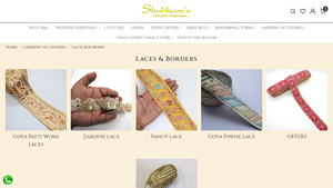 Shubham's - Celestial Reflections Lace Trim