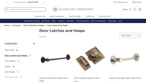 Signature Hardware - Door Latches and Hasps