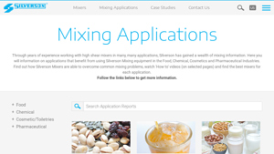 Silverson - Key Mixers for Diverse Applications