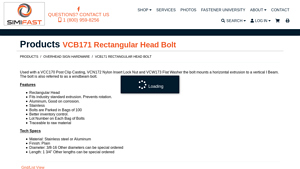 Simifast - VCB171 Rectangular Head Bolt