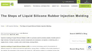 Simtec - Liquid Silicone Rubber Injection Molding