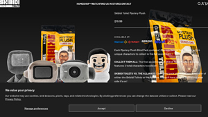 Skibidi Toilet - Mystery Plush Collection
