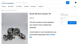 Skidmore-Wilhelm - MZ Bolt Adapter Kit