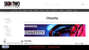 Skin Two - Master Series Detained 2.0 Chastity Cage