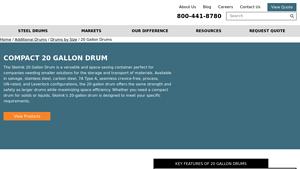 Skolnik - Compact 20 Gallon Drum
