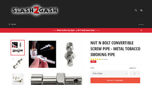 Slash2Gash - Nut N Bolt Convertible Screw Pipe