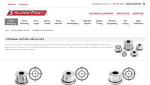 Slater Tools - External Rotary Broaches