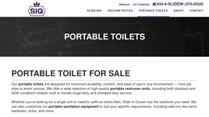 Slide In Queen - Portable Toilets