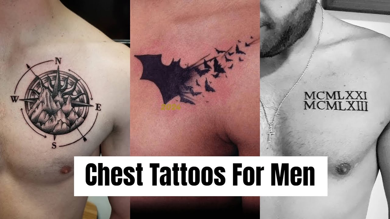 An application scenario or product detail of small chest tattoos for men - Image 15