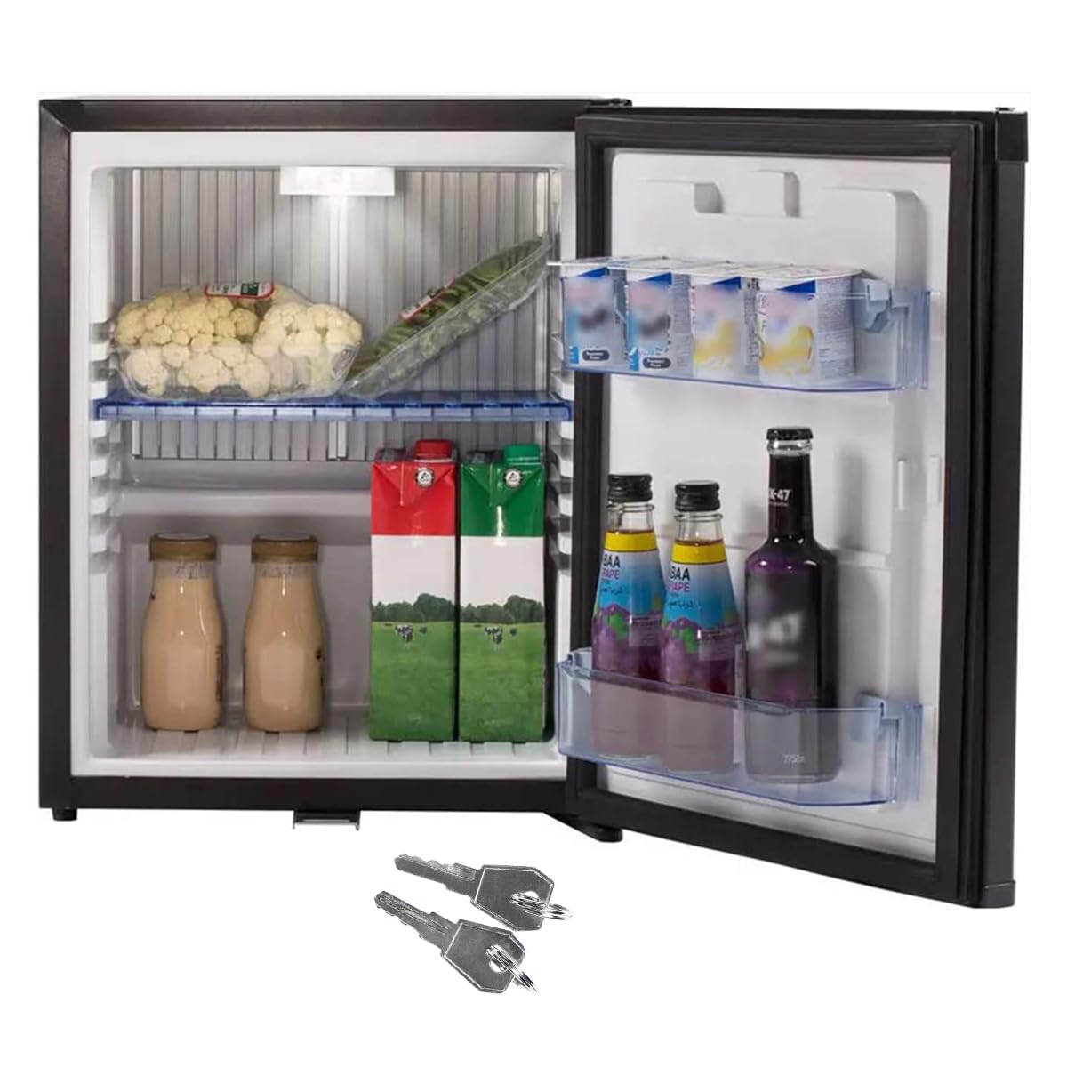 An application scenario or product detail of small refrigerator with lock - Image 3