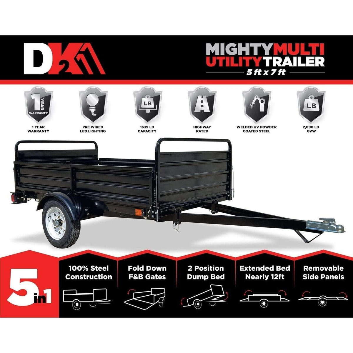An application scenario or product detail of small utility trailer kits for sale - Image 14