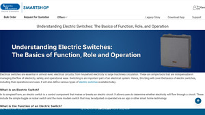 SmartShop - Electric Switch Types