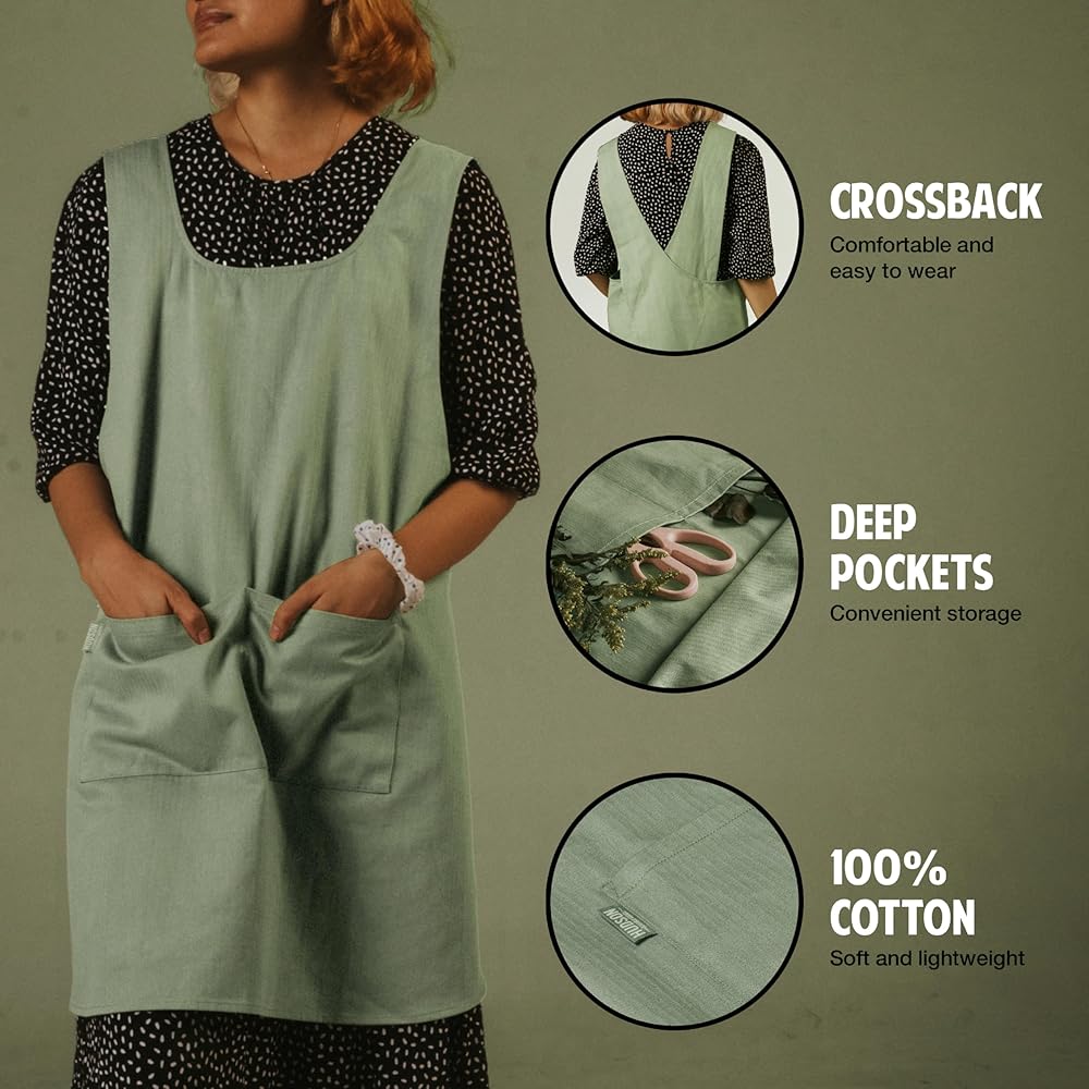 An application scenario or product detail of smock apron plus size - Image 16