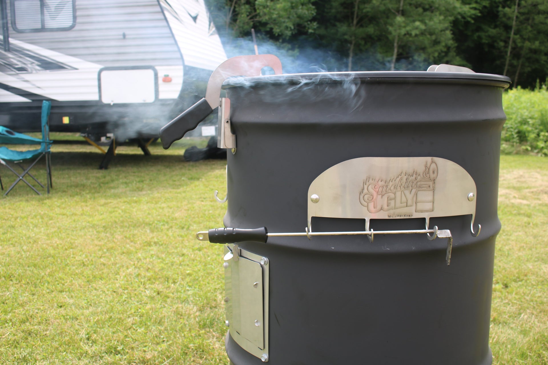An application scenario or product detail of smoker 55 gallon drum - Image 10