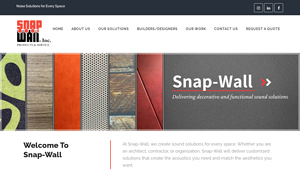 Snap-Wall - Customized Sound Control Solutions
