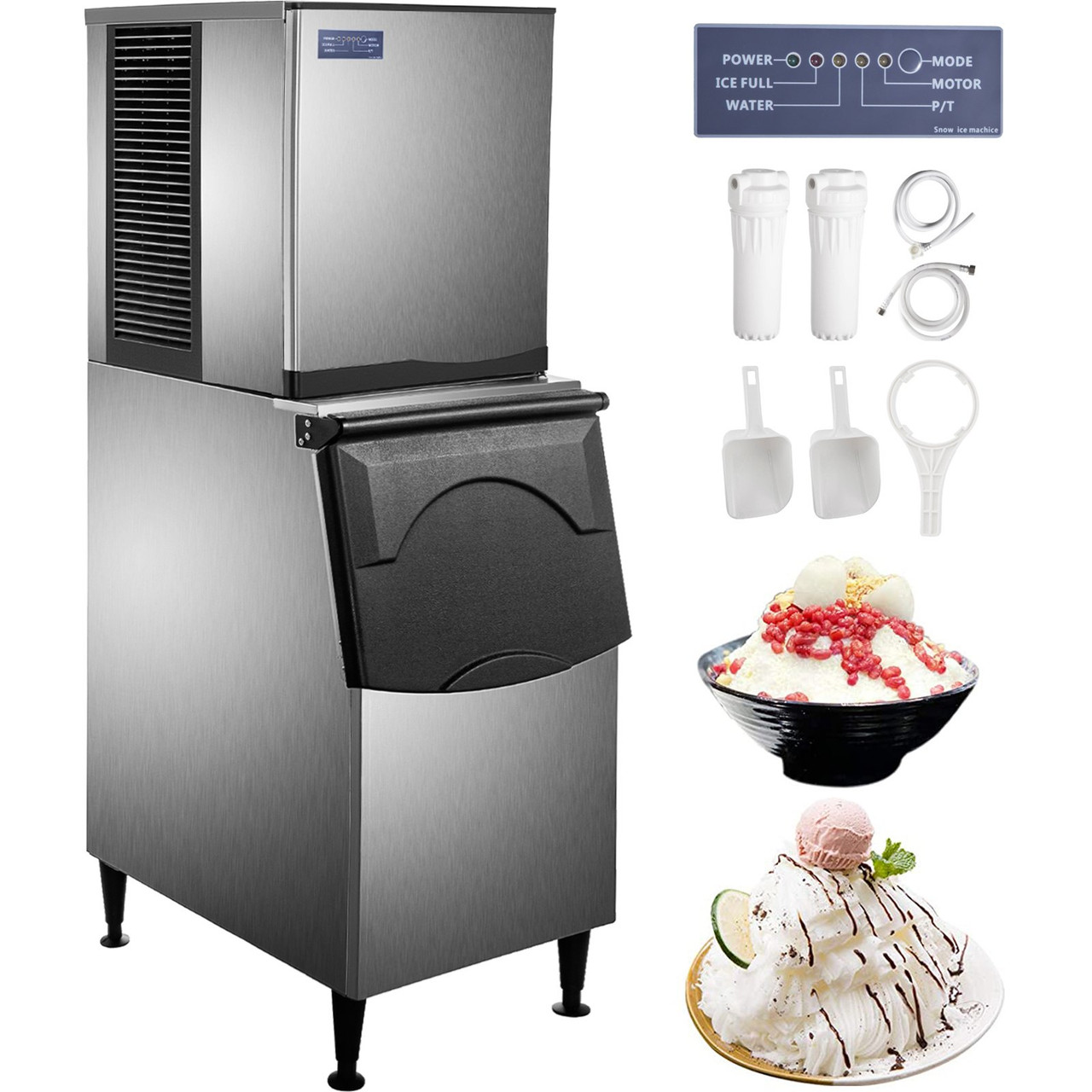 An application scenario or product detail of snowflake ice maker - Image 17