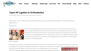 SoCal Ortho Assisting - Types of Ligation in Orthodontics