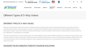 Solenoid Solutions Inc - 3-Way Valves